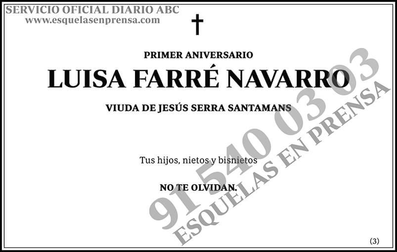 Luisa Farré Navarro